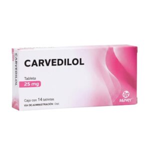 CARVEDILOL TBLS 25 MG C/14 TBLS