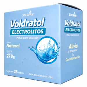 VOLDRATOL ELECTROLITOS NATURAL 27.9 GR CAJA C/25