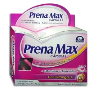 PRENAMAX HIERRO,ZINC,OMEGA 3 C/30