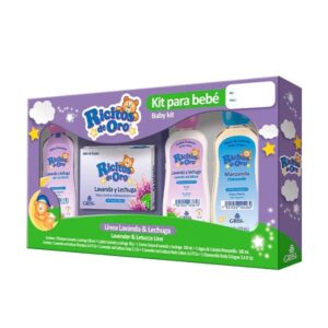 KIT RICITOS DE ORO LAVANDA 4 PZAS