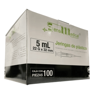 JERINGA 5 ML NEGRA (22X32) C/100