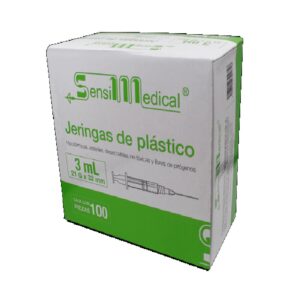 JERINGA VERDE 3ML (21X32) C/100