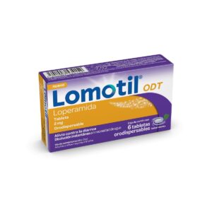 LOMOTIL ODT LOPERAMIDA TBLS 2 MG ORO DISPERSABLE C/6 TBLS