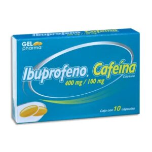 IBUPROFENO/CAFEÍNA 400/100 MG CAP /10 ANTI MIGRAÑA