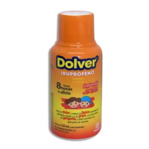 DOLVER IBUPROFENO SUSPENSIÓN 120 ML SABOR NARANJA