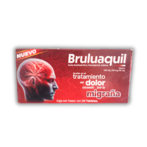 BRULUAQUIL MIGRAÑA TBLS C/24 PARA DOLOR DE CABEZA INTENSO