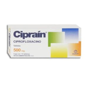 CIPRAIN CIPROFLOXACINO 500 MG TBLS C/10
