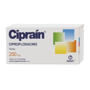 CIPRAIN TBLS 250 MG CIPROFLOXACINO C/10