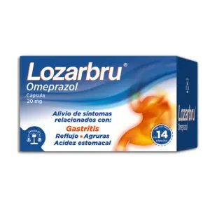 LOZARBRU OMEPRAZOL 20 MG C/14 CAP