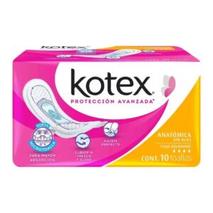 TOALLA FEMENINA KOTEK CLÁSICA S/ALAS C/10 FLUJO ABUNDANTE