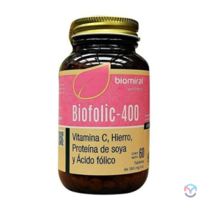 BIOFOLIC 400/190 MG C/60 TBLS HIERRO/A FOLICO