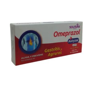 AKTYZAR OMEPRAZOL 20 MG C/14