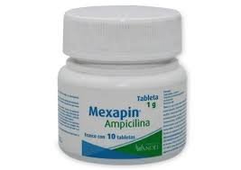 MEXAPIN TBLS 1 GR AMPICILINA C/10