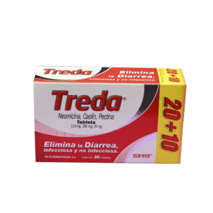 TREDA TBLS C/30
ANTI DIARREA ABARROTE