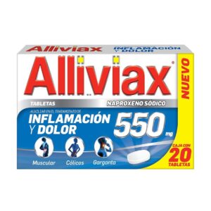 ALLIVIAX C/20 TBLS INFLAMACION Y DOLOR ABARROTE