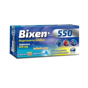 BIXEN 550 MG C/12 TBLS