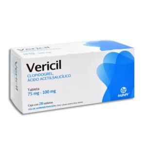 VERICIL 75/100 MG C/28 TBLS