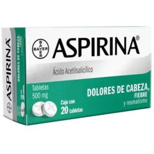 ASPIRINA 500 MG C/20