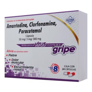 AMANTADINA/CLORFENAMINA/PARACETAMOL C/13 CAPSULAS