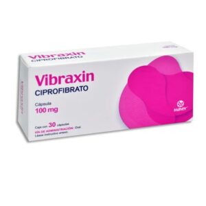 VIBRAXIN 100 MG CAPSULAS C/30