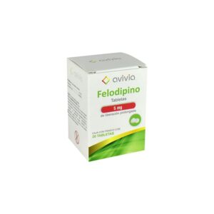 FELODIPINO 5 MG COMPRIMIDOS C/20