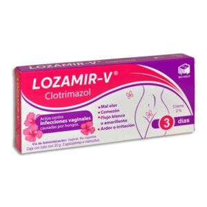 LOZAMIR -V 2% CREM V 20 GR + 3 APLICADORES