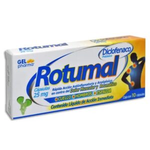 ROTUMAL CAP 25 MG GEL BLANDA