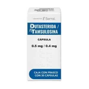 DUTASTERIDA/TAMSULOSINA  0.5/0.4 MG CAP C/30