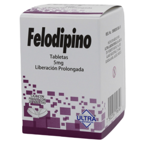 FELODIPINO 5 MG TBLS LP C/20