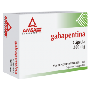 GABAPENTINA 300 MG CAP C/15