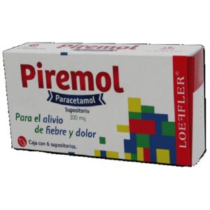 PIREMOL SUPISITORIOS 300 MG C/6