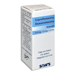 CIPROFLOXACINO / DEXAMETASONA GTS OFT 5 ML