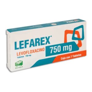 LEFAREX LEVOFLOXACIONO 750 MG C/7 TBLS