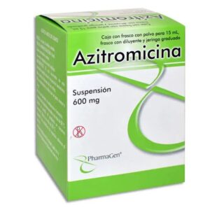 AZITROMICINA 600 MG SUSP 15 ML