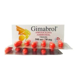 GIMABROL 500/30 MG C/12 AMOX/AMBRO