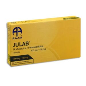 JULAB 400/100 MG TBLS C/8