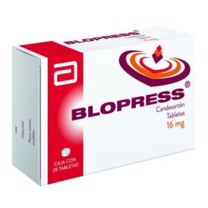 BLOPRESS 16MG TAB CAJ C/28