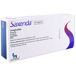 SAXENDA 6MG/ML SOL INY PLUM 3X3ML
