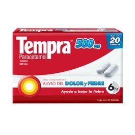 TEMPRA TBLS 500 MG C/20