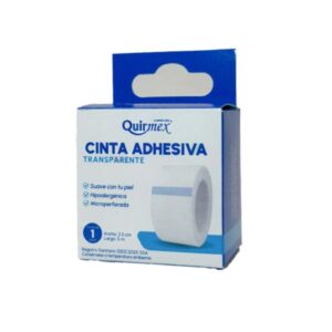 CINTA MICROPORE 2.5 X 10 MTS C/1 TRANSPARENTE