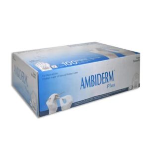 GUANTES DE LATEX NO ESTERIL  MED C/100