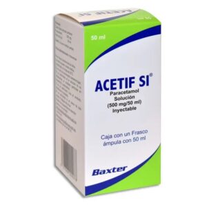 ACETIF SL 50O MG /50 SOL I .V