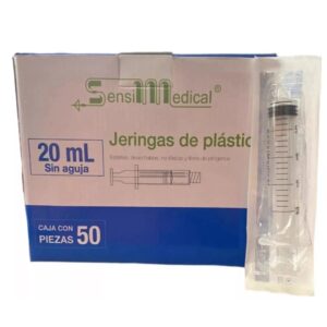 JERINGA NEGRA 20 ML S/AGUJA C/50