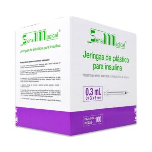 JERINGA INSULINA 0.3 ML (31X6MM) C/100