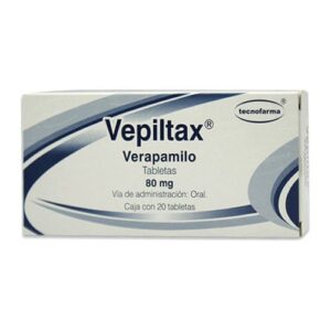 VEPILTAX 80 MG TBLS C/20