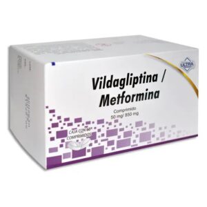 VILDAGLIPTINA/ METFORMINA 50/850 MG TBLS C/60