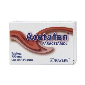 ACETAFEN TBLS 500 MG C/12