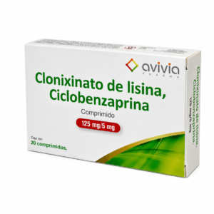 CLONIXINATO DE LISINA/ CICLOBENZAPRINA 125/5 MG C/20 *AVIV* (Dorixina Relax)