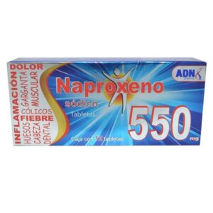 NAPROXENO 550 MG TBLS C/12 ADN