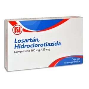 LOSARTAN/ HIDROCLOROTIAZIDA 100/25 Tbls c/15